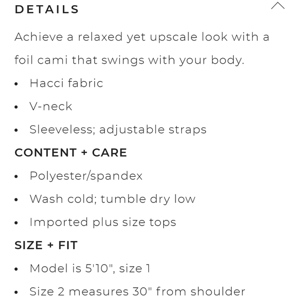 Torrid Shimmer Cami Size OX - Picture 6 of 11